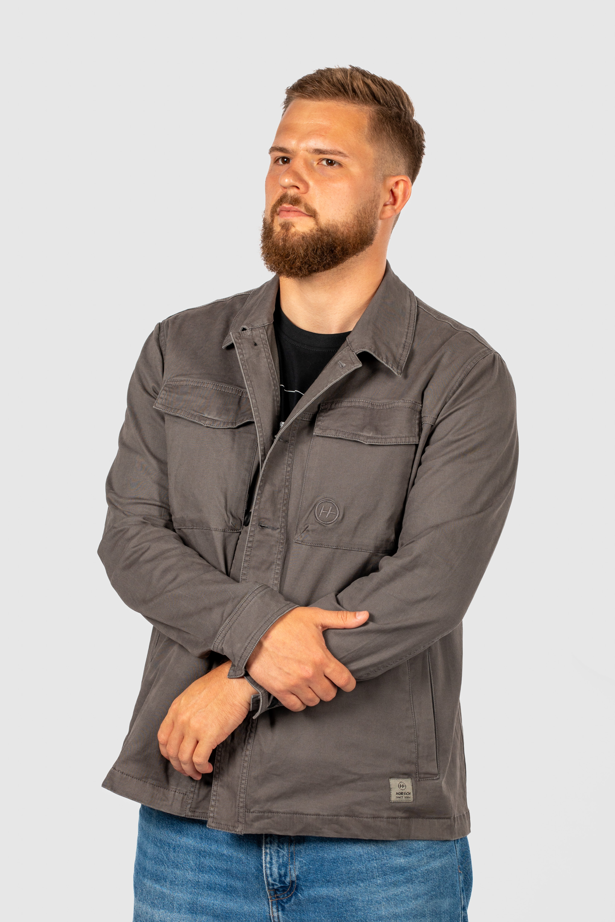Overshirt dark grey Overshirt dark grey