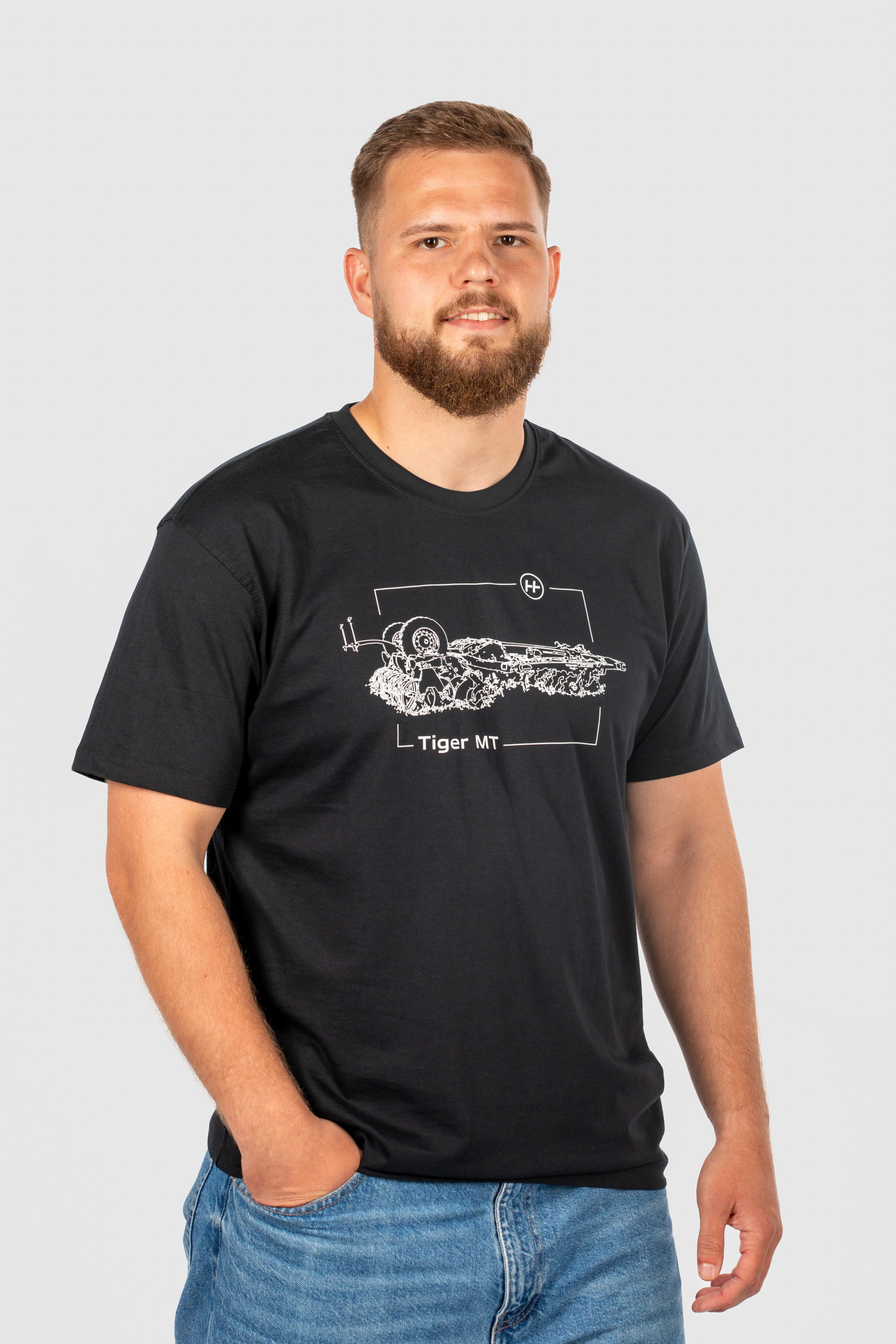 T-Shirt Tiger schwarz T-Shirt Tiger schwarz