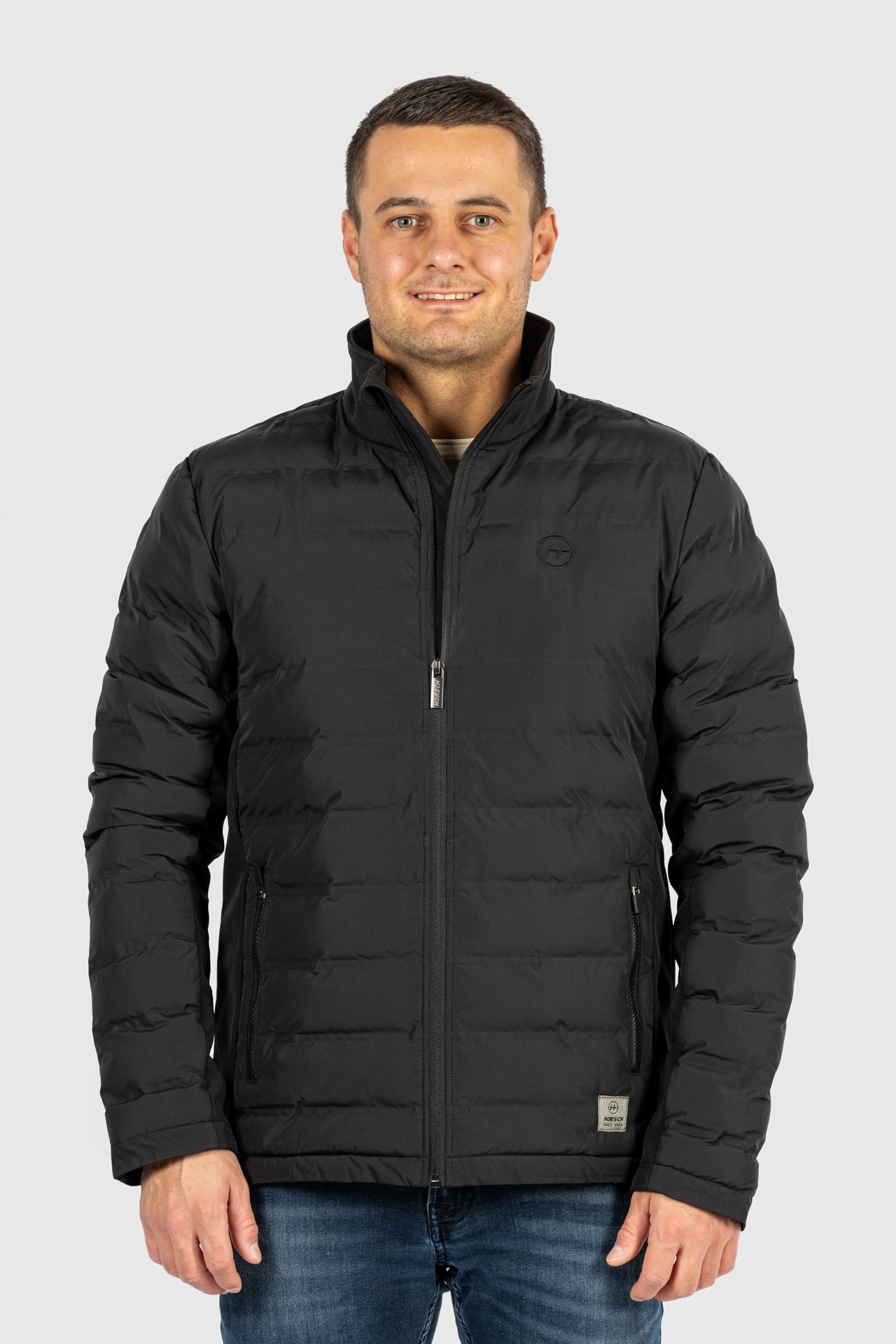 Steppjacke schwarz  Herren