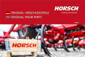Original HORSCH wear parts DE/EN 2020
