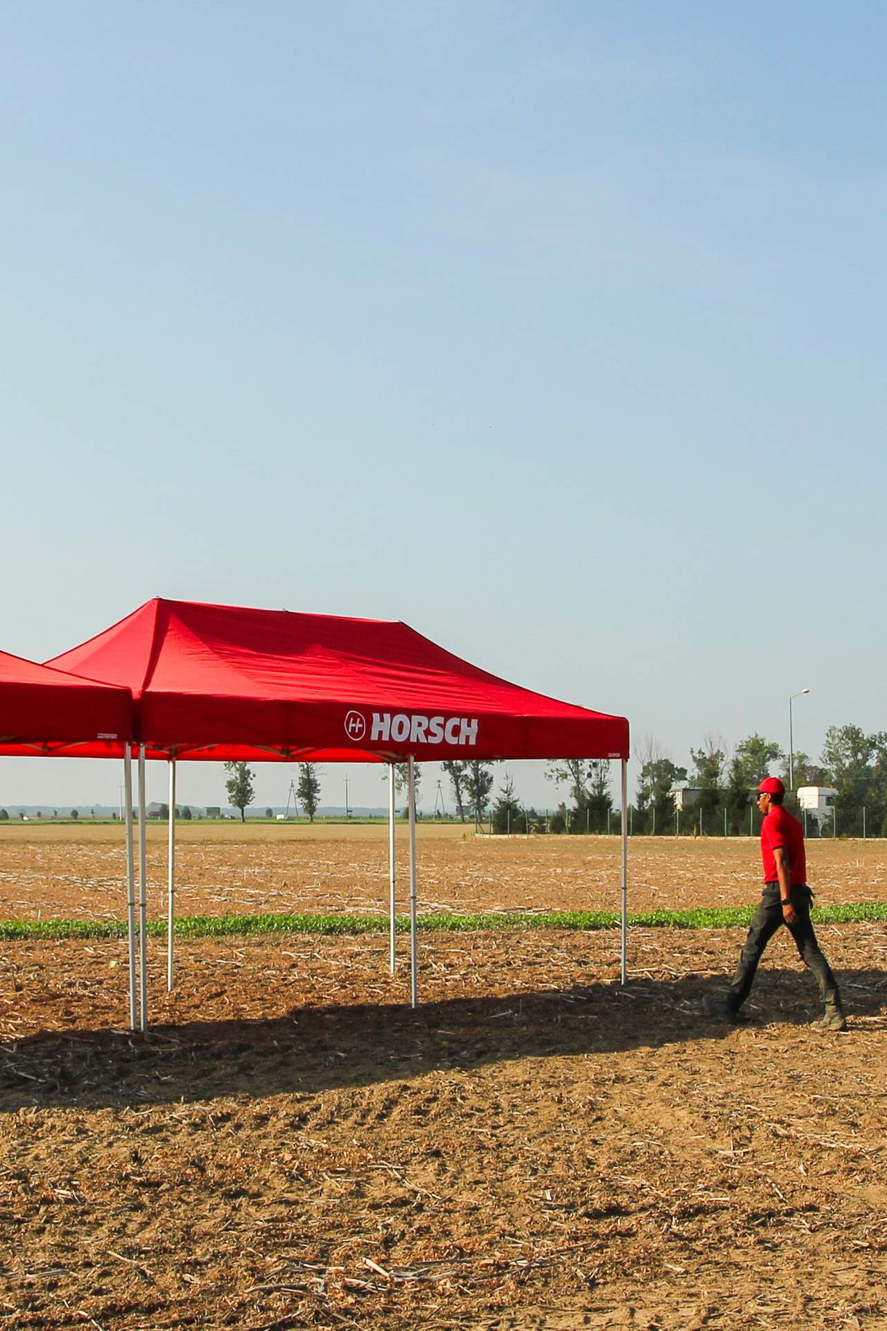 Mastertent HORSCH red, 3.0 x 3.0 m - only on request