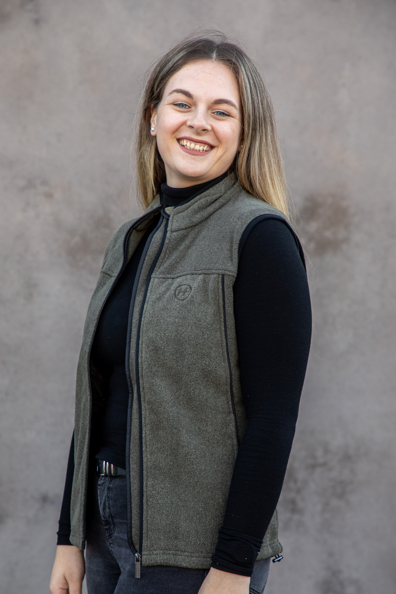 Fleeceweste oliv Damen