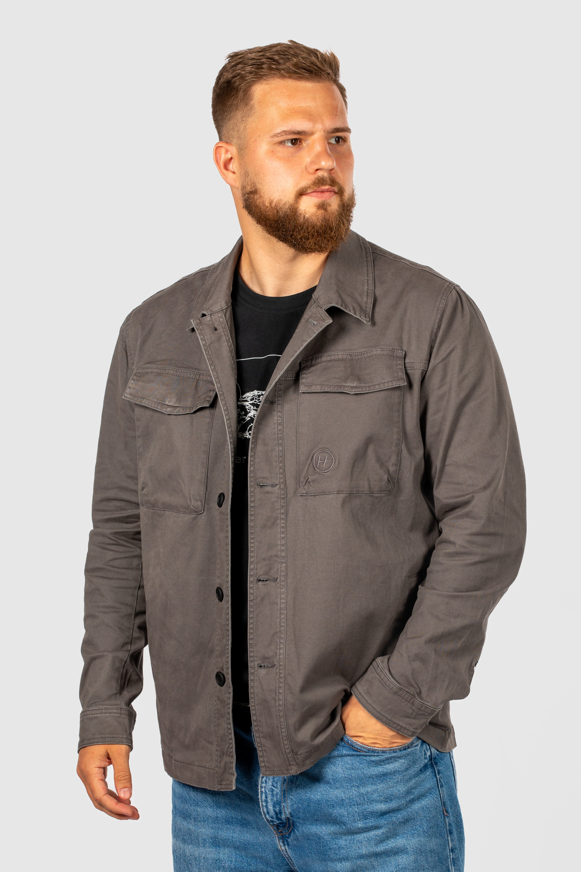 Overshirt dark grey