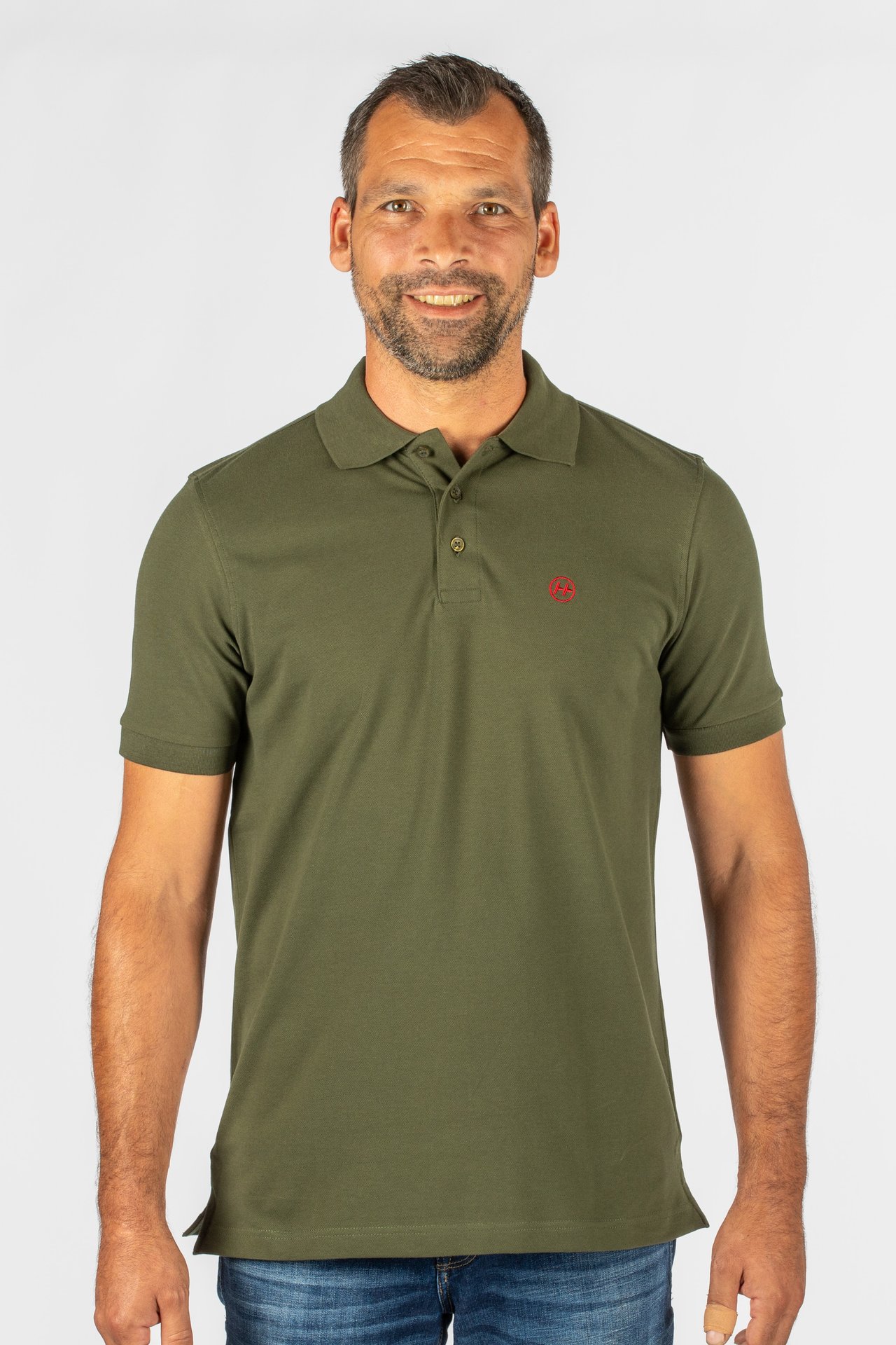 Polo Shirt dunkelgrün Herren