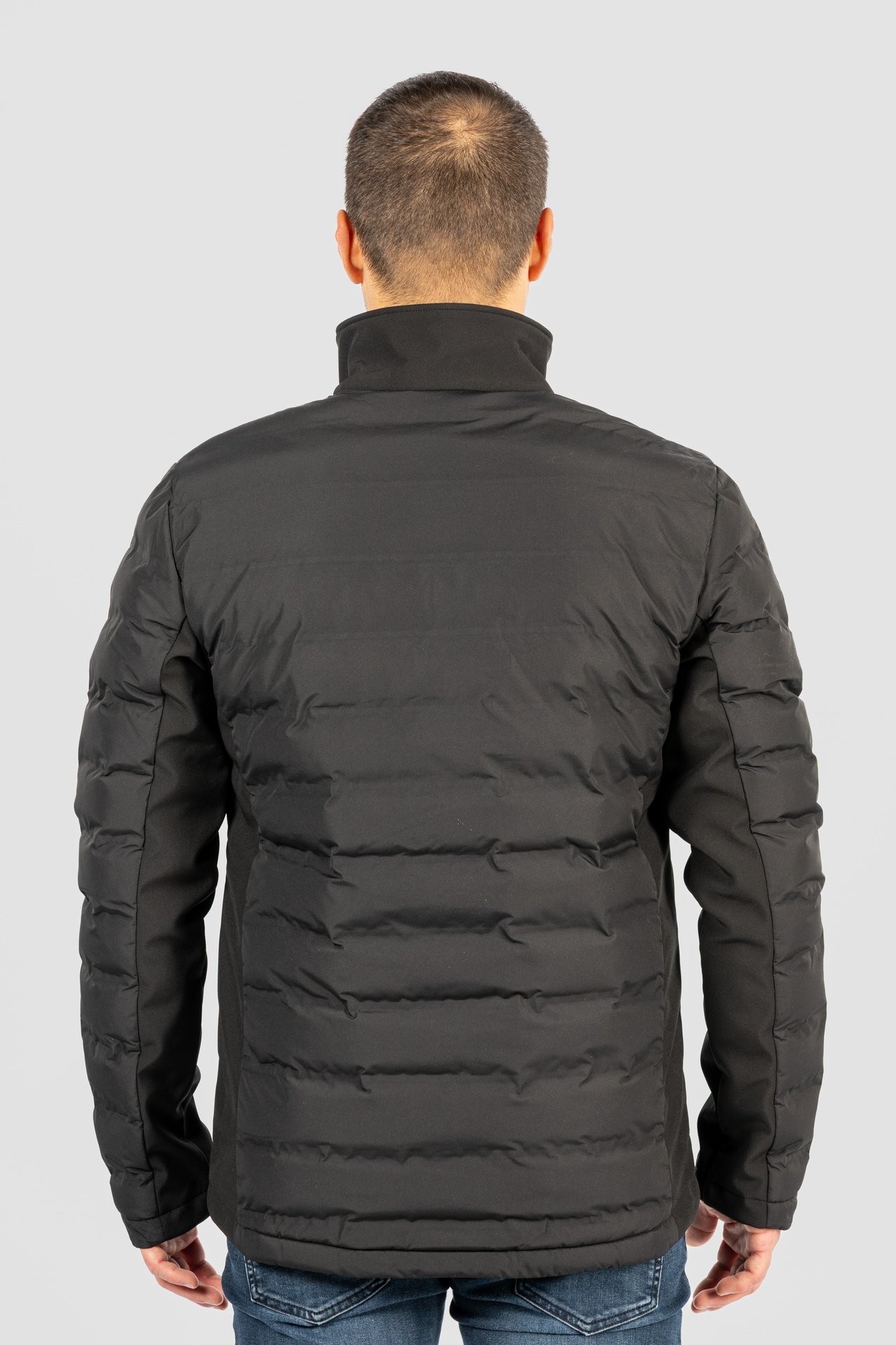 Steppjacke schwarz  Herren