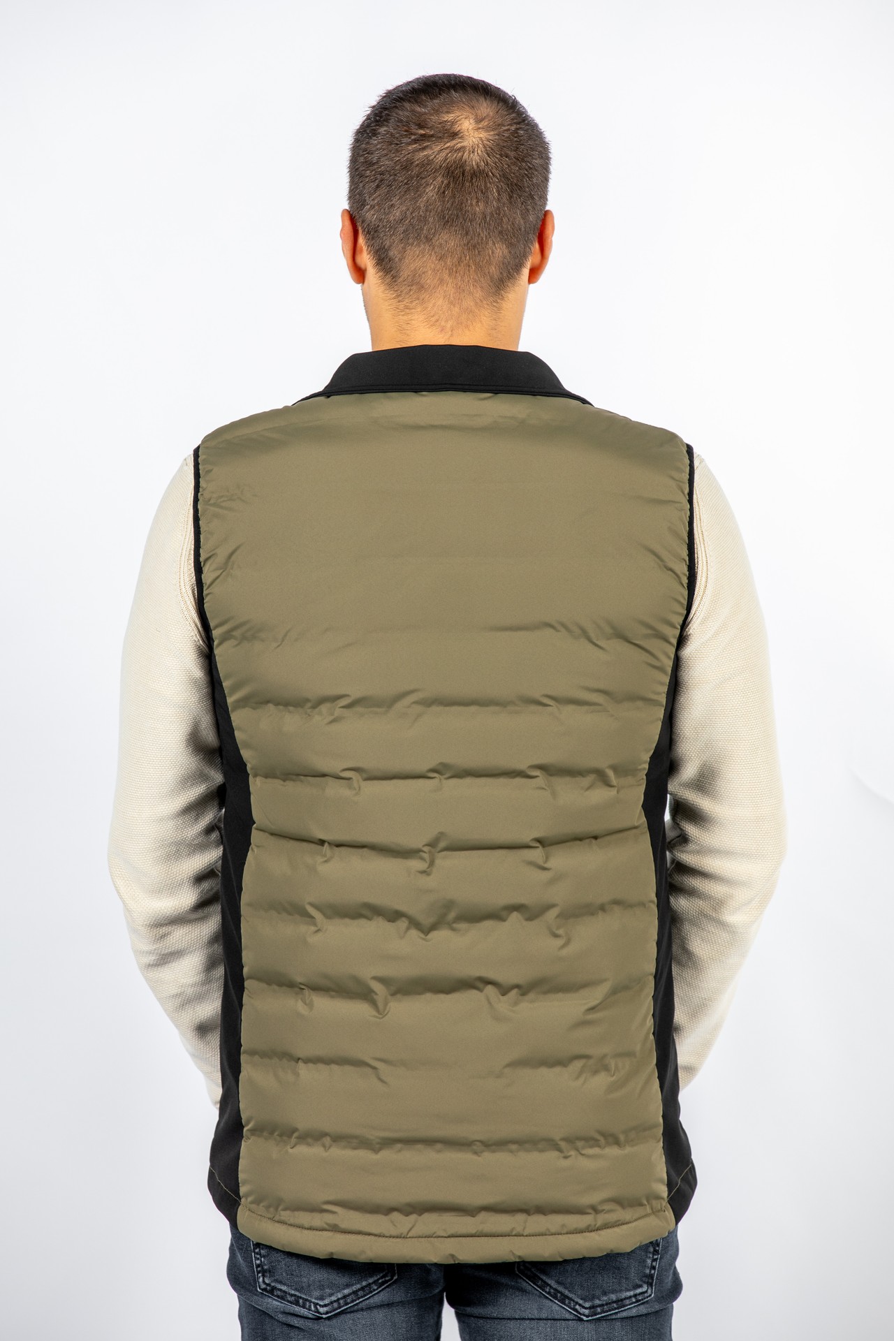 Steppweste oliv  Herren 