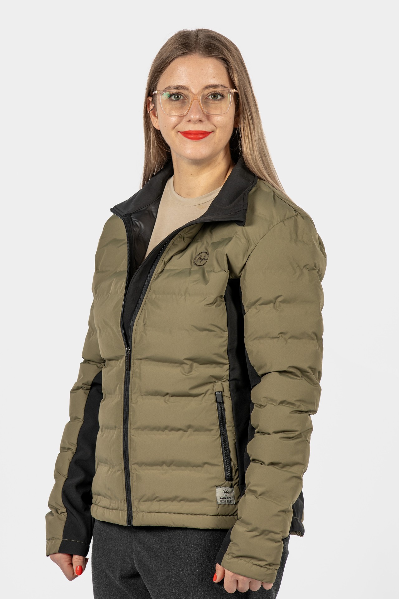 Steppjacke  oliv Damen