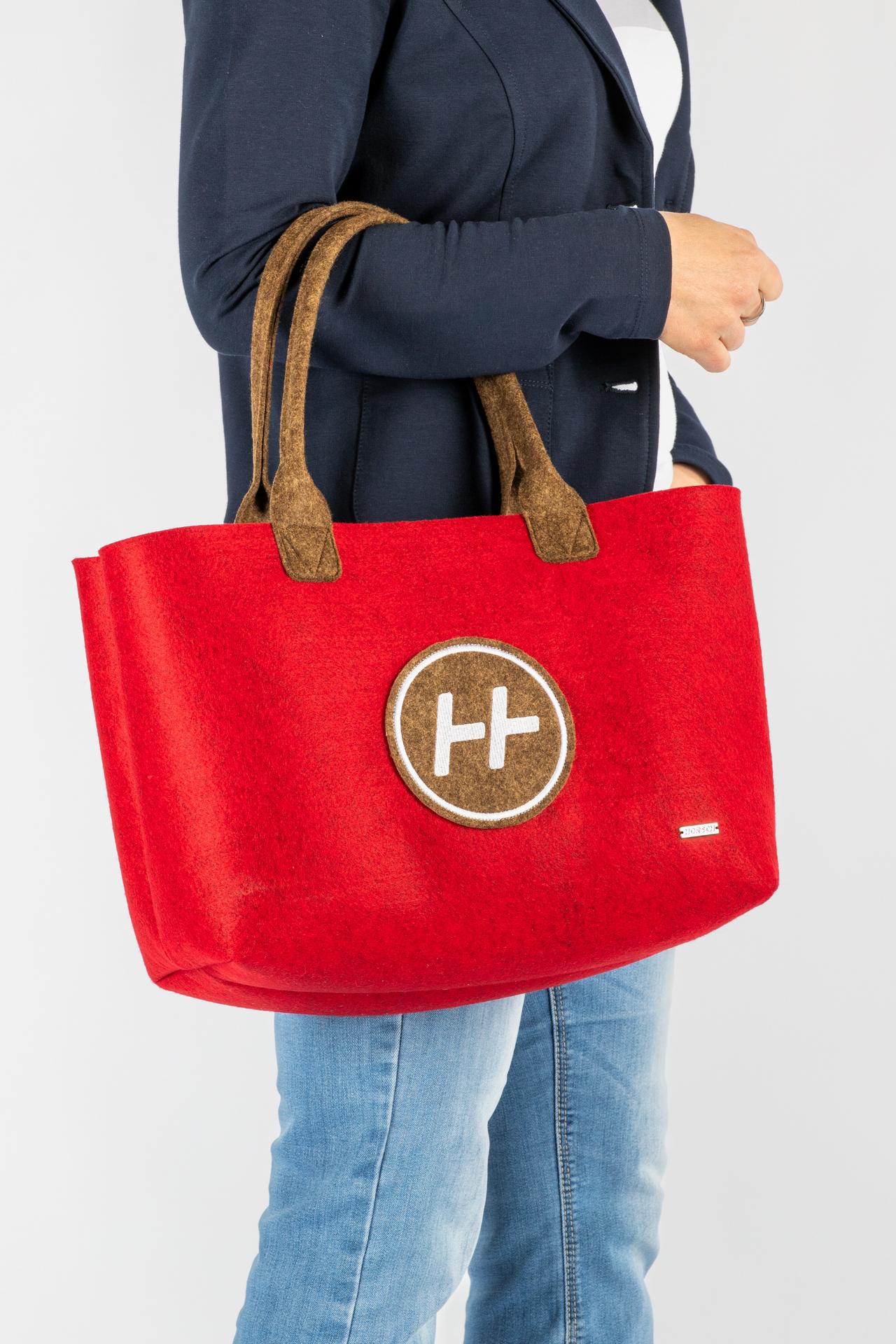 Filztasche rot